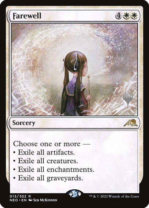 Farewell (13p) [Kamigawa: Neon Dynasty Promos]