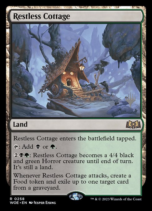 Restless Cottage (258p) [Wilds of Eldraine Promos]