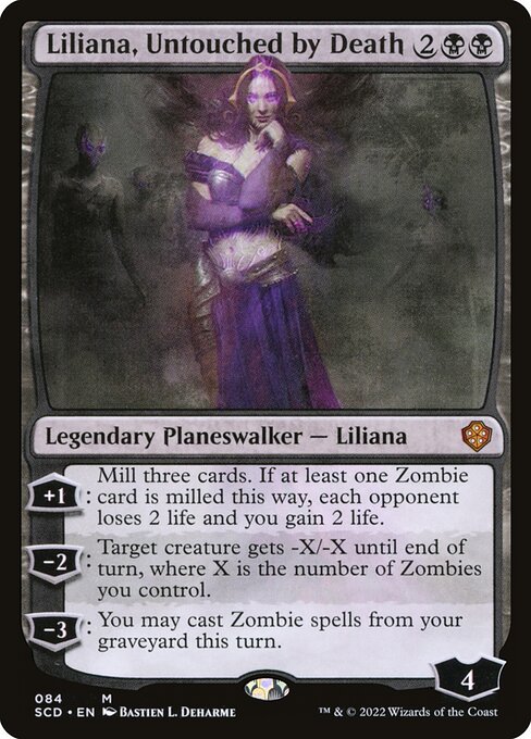 Liliana, Untouched by Death (84) [Starter Commander Decks]
