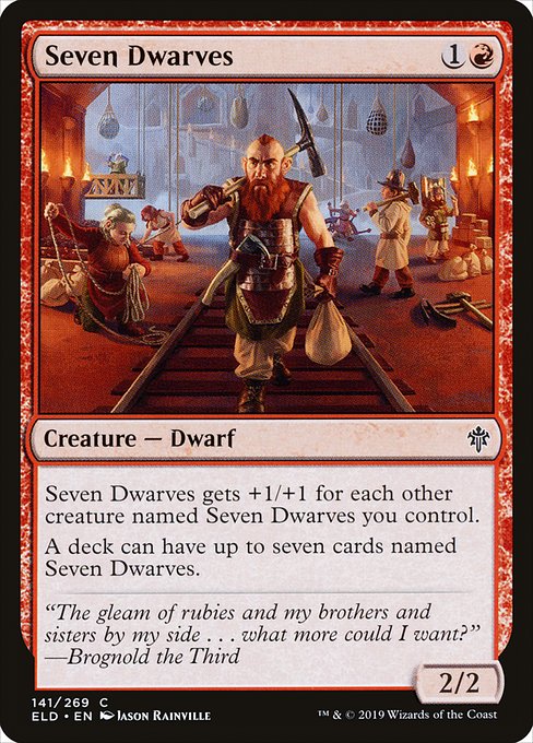 Seven Dwarves (141) [Throne of Eldraine]