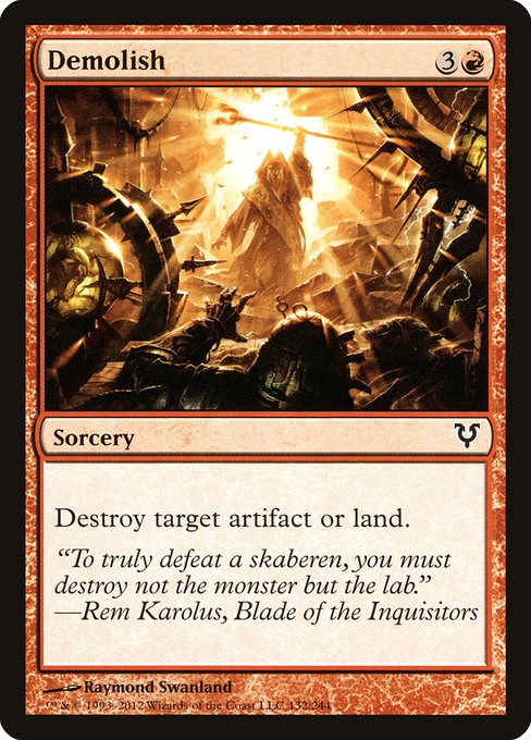 Demolish (132) [Avacyn Restored]