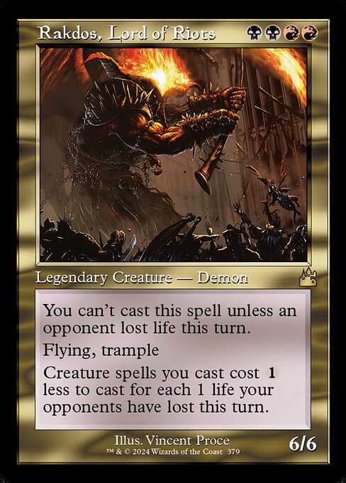 Rakdos, Lord of Riots (379) [Ravnica Remastered]