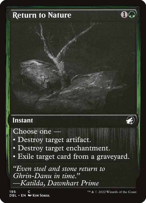 Return to Nature (195) [Innistrad: Double Feature]