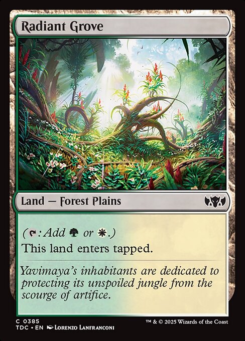 Radiant Grove (385) [Tarkir: Dragonstorm Commander]
