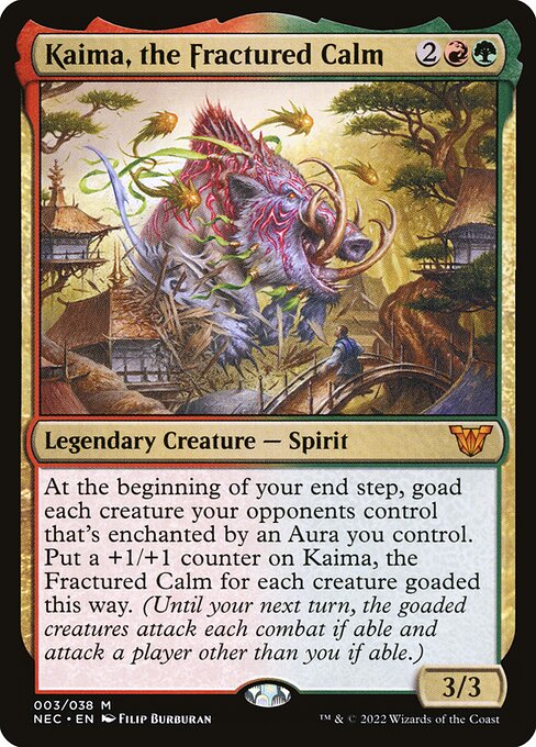 Kaima, the Fractured Calm (3) [Neon Dynasty Commander]