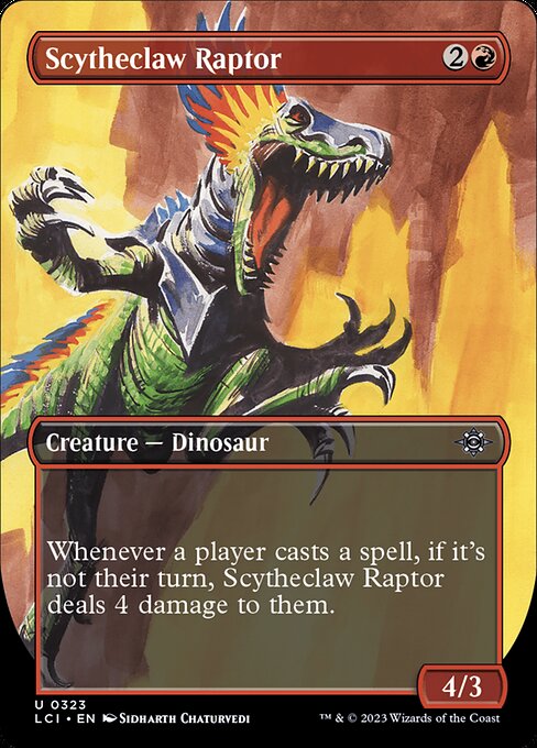 Scytheclaw Raptor (323) [The Lost Caverns of Ixalan] [Borderless]