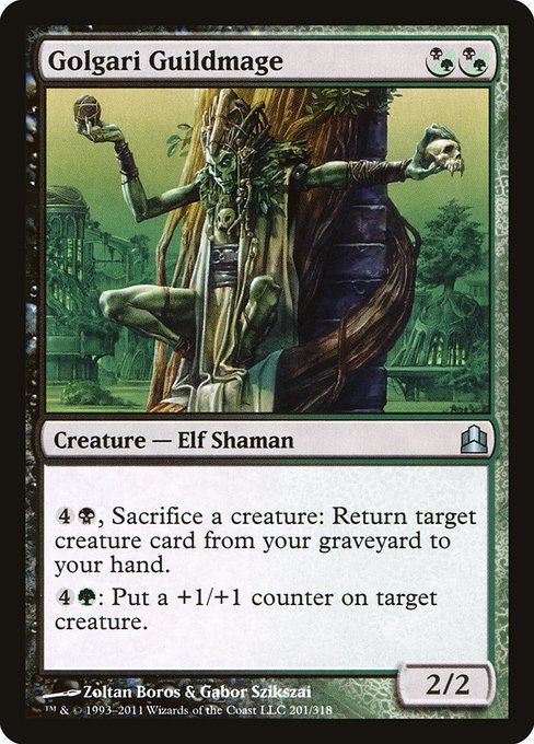 Golgari Guildmage (201) [Commander 2011]
