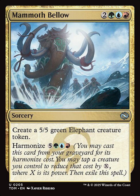 Mammoth Bellow (205) [Tarkir: Dragonstorm]