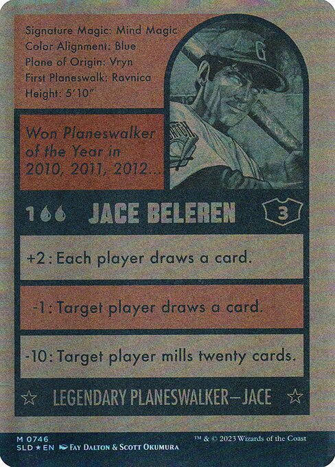 Jace Beleren // Jace Beleren (746) [Secret Lair Drop] [Full Art, Borderless] Reverse