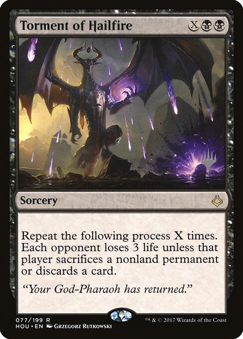 Torment of Hailfire (77p) [Hour of Devastation Promos]