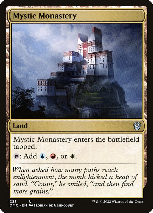Mystic Monastery (221) [Dominaria United Commander]