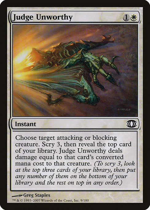 Judge Unworthy (9) [Future Sight]