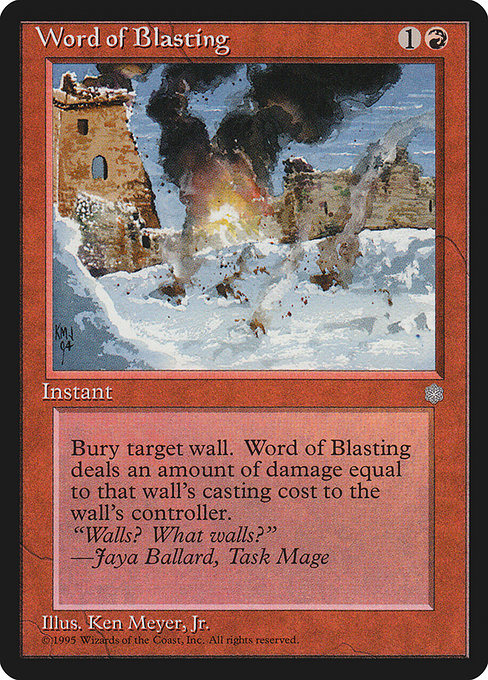 Word of Blasting (224) [Ice Age]