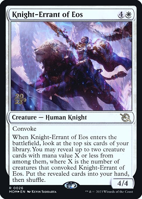 Knight-Errant of Eos (26s) [March of the Machine Promos]