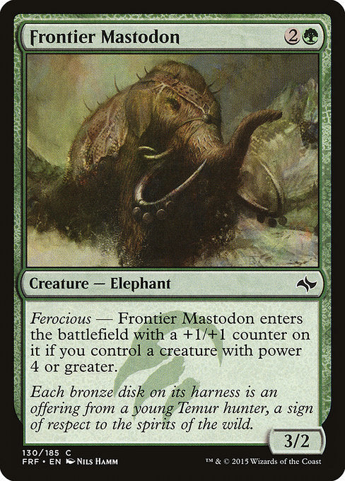 Frontier Mastodon (130) [Fate Reforged]