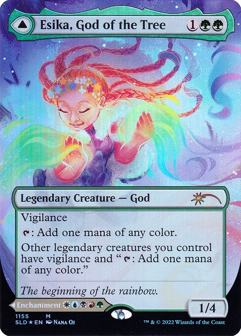 Esika, God of the Tree // The Prismatic Bridge (1155) [Secret Lair Drop] [Borderless]