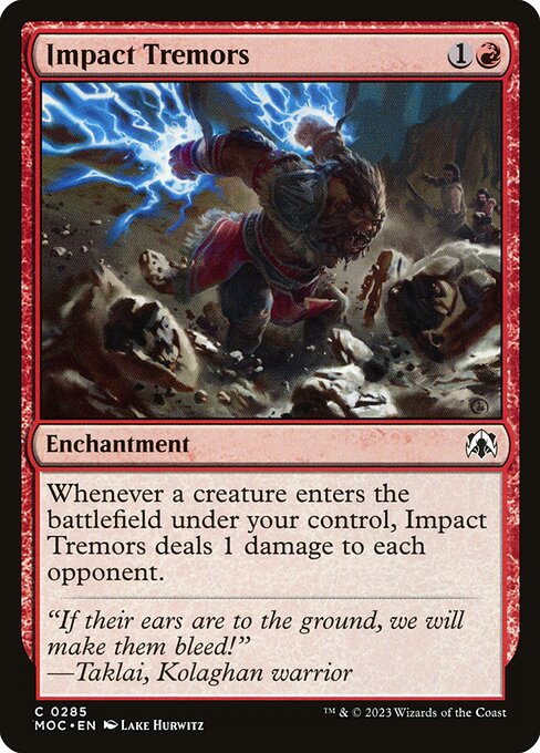 Impact Tremors (285) [March of the Machine Commander]