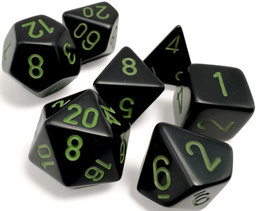 CHX25458 Black/Green Opaque 7pc Set image 0