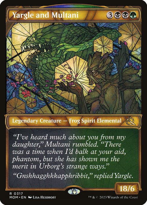 Yargle and Multani (317) [March of the Machine] [Showcase]