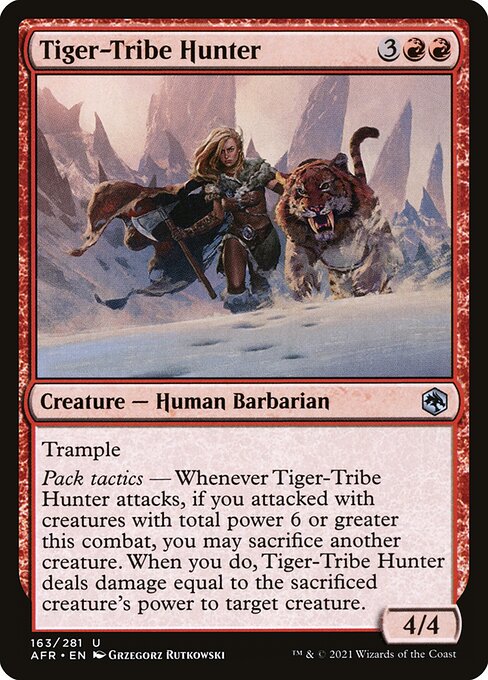 Tiger-Tribe Hunter (163) [Adventures in the Forgotten Realms]