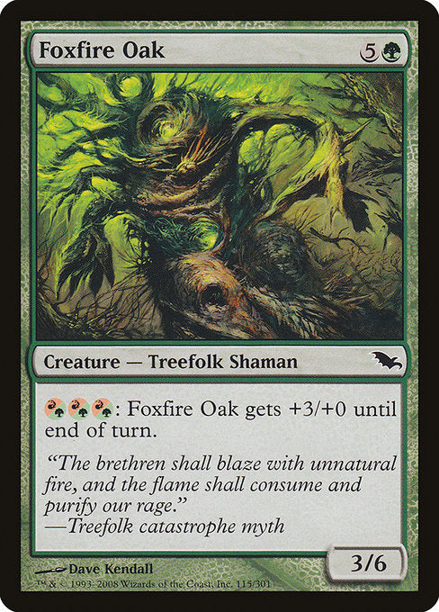 Foxfire Oak (115) [Shadowmoor]