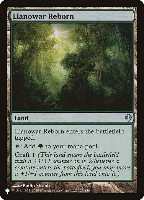 Llanowar Reborn (ARC-129) [The List]