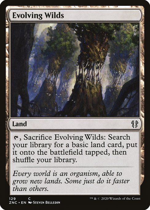 Evolving Wilds (129) [Zendikar Rising Commander]