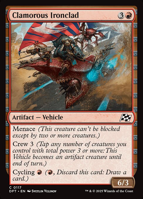 Clamorous Ironclad (117) [Aetherdrift]