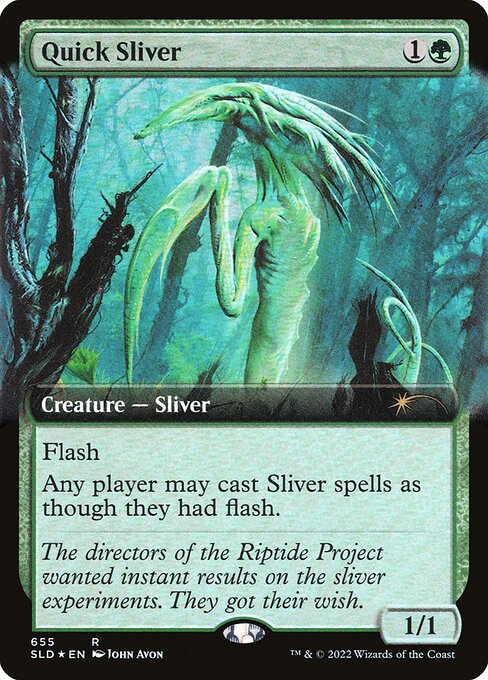 Quick Sliver (655) [Secret Lair Drop] [Extended Art]