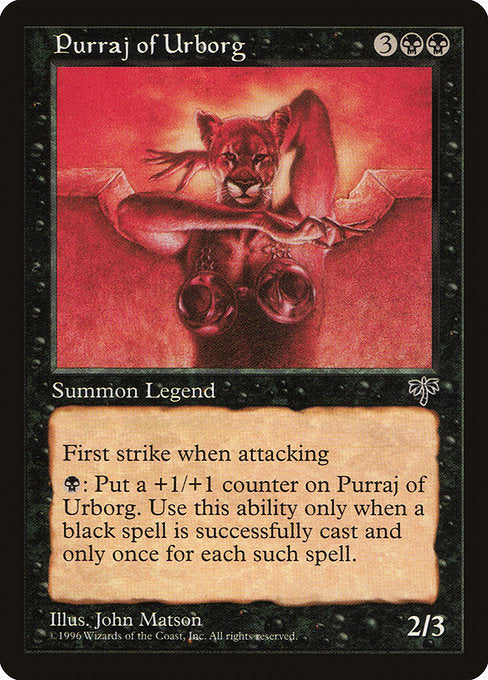 Purraj of Urborg (135) [Mirage]