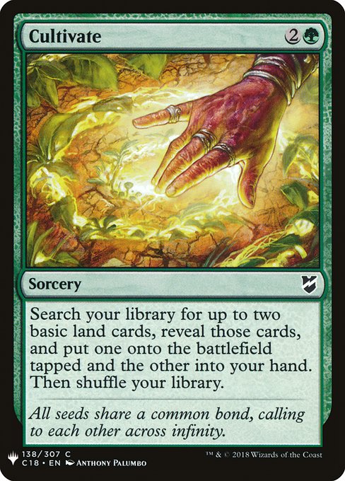 Cultivate (C18-138) [The List]