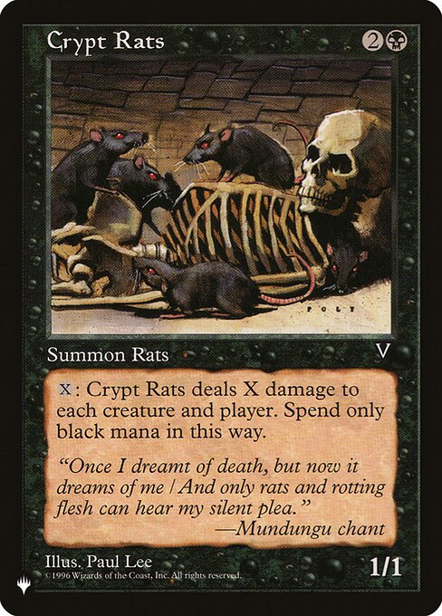 Crypt Rats (VIS-55) [The List]