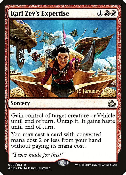 Kari Zev's Expertise (88s) [Aether Revolt Promos]