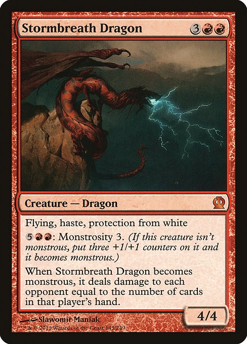 Stormbreath Dragon (143) [Theros]