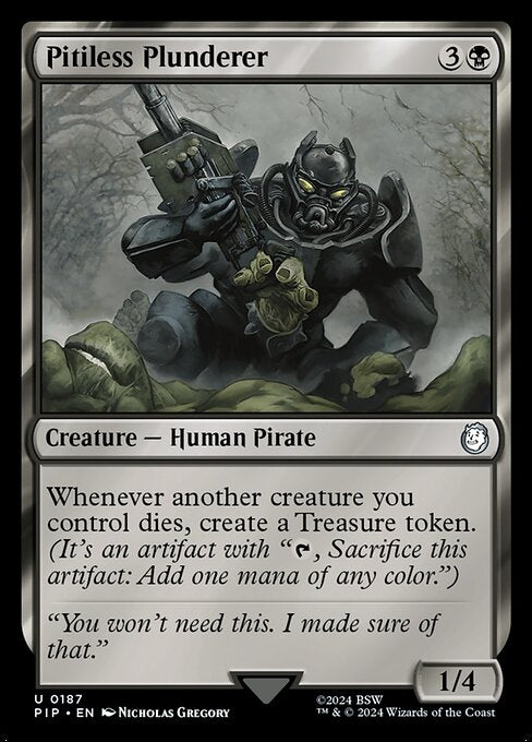 Pitiless Plunderer (187) [Fallout]