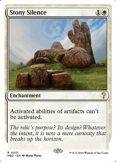 Stony Silence (21) [Mystery Booster 2]
