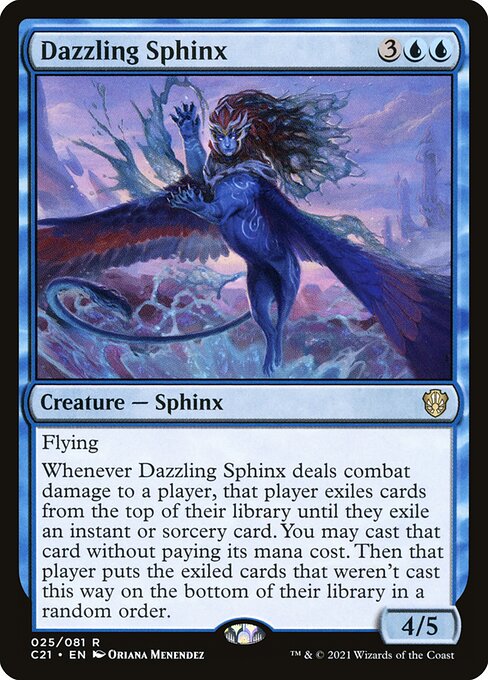 Dazzling Sphinx (25) [Commander 2021]