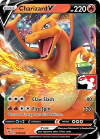 Charizard V (Prize Pack Series 1) (019/189) [Prize Pack Series Cards]