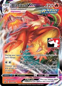 Blaziken VMAX (021/198) [Prize Pack Series Cards]