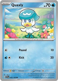 Quaxly - 052/198 (Mirage Holo) (052/198) [Miscellaneous Cards and Products]