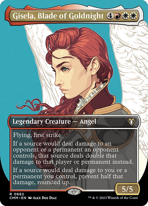 Gisela, Blade of Goldnight (682) [Commander Masters] [Borderless]