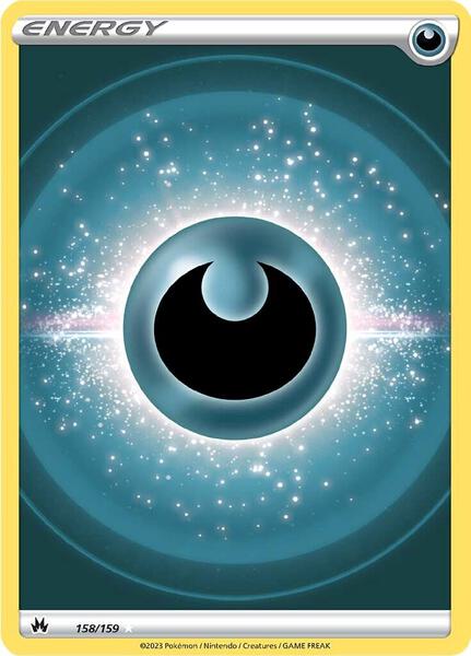 Darkness Energy (Texture Full Art) (158/159) [Crown Zenith]