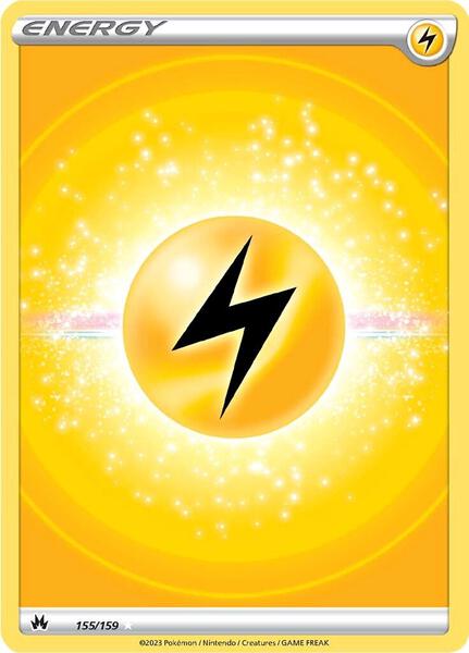 Lightning Energy (Texture Full Art) (155/159) [Crown Zenith]