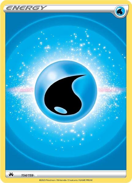 Water Energy (Texture Full Art) (154/159) [Crown Zenith]