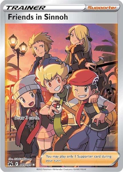 Friends in Sinnoh (Full Art) (149/159) [Crown Zenith]