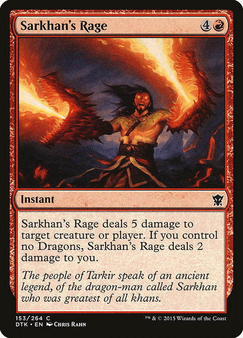 Sarkhan's Rage (153) [Dragons of Tarkir]