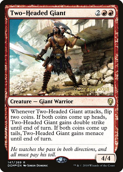 Two-Headed Giant (147s) [Dominaria Promos]