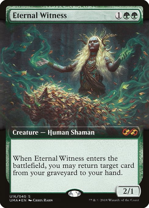 Eternal Witness (U16) [Ultimate Box Topper] [Extended Art]