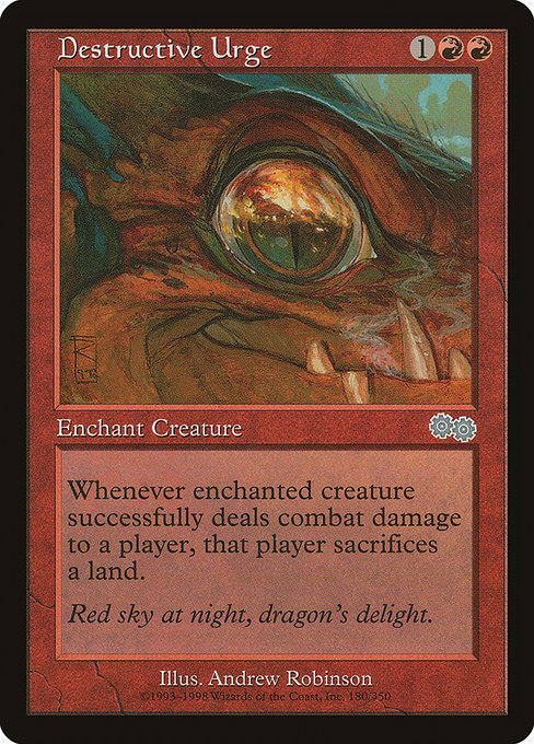 Destructive Urge (180) [Urza's Saga]