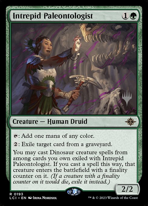Intrepid Paleontologist (193p) [The Lost Caverns of Ixalan Promos]
